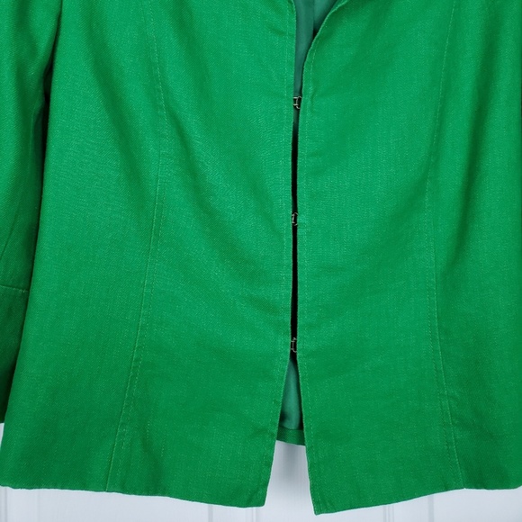 Lafayette 148 linen 3/4 sleeve jacket size 6 - Picture 5 of 8